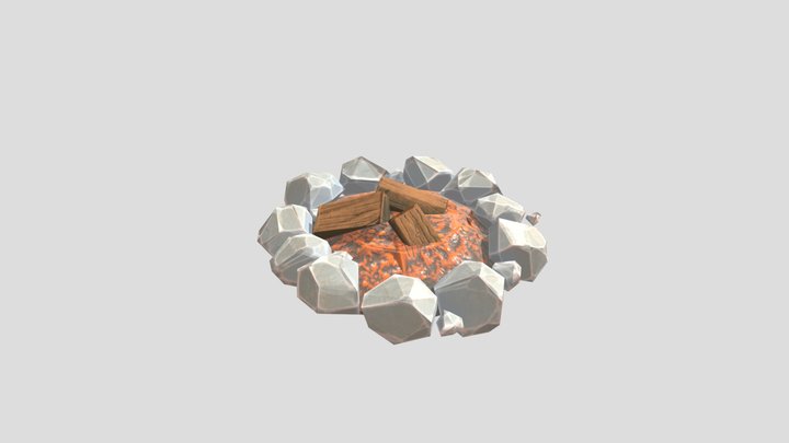 campfire 3D Model
