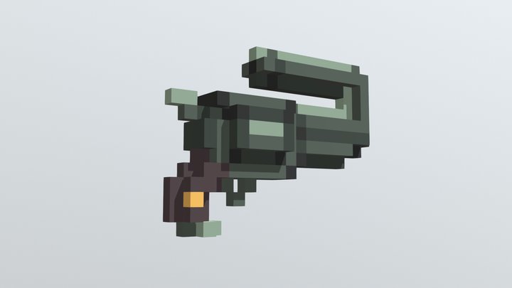 The Gun That Can Kill The Past 3D Model