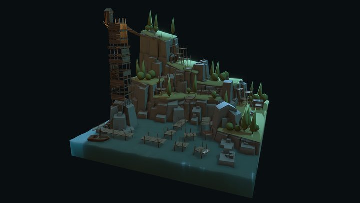 Diorama / Level Design V2.0 3D Model