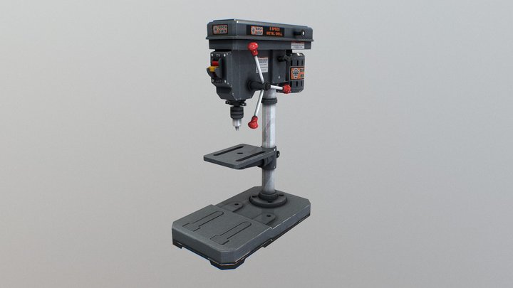 Drill Press 3D Model