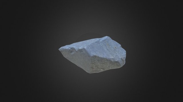 Photogrammetry Stone for games 2 3D Model