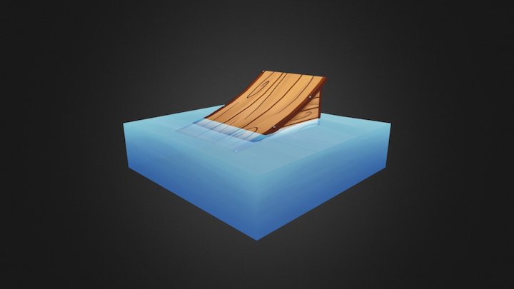 Hand Painted Ramp 1 3D Model