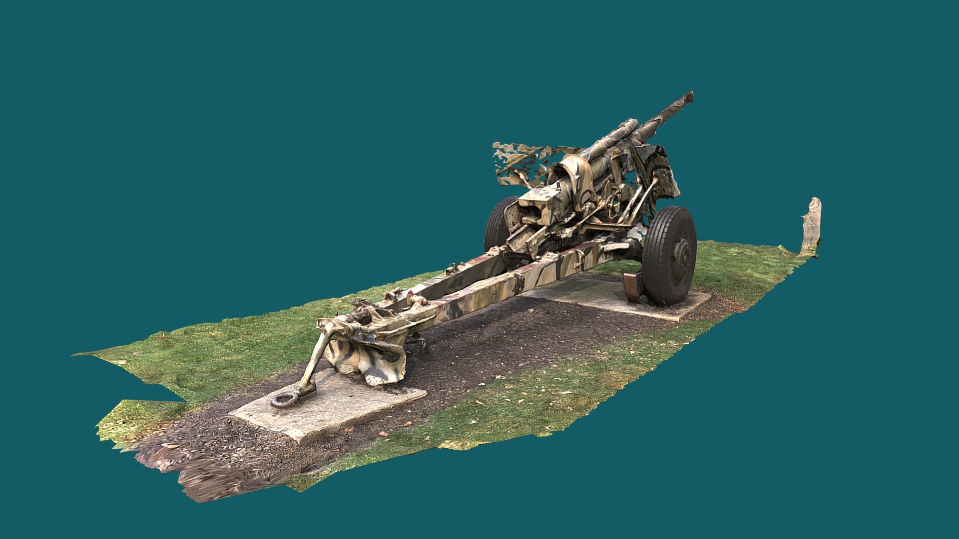 Field Artillery 3D model by Chip Buchanan (ChipBuchanan) [39d1251