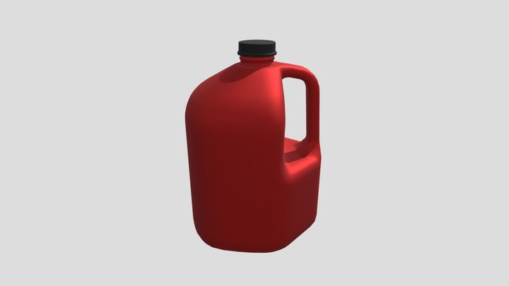 plastic cleaning bottle 3D Model