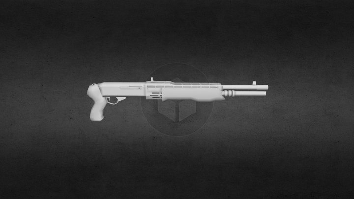 SPAS-12 3D Model