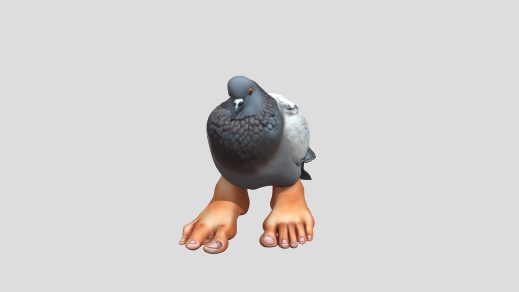 Brainrot pigeon