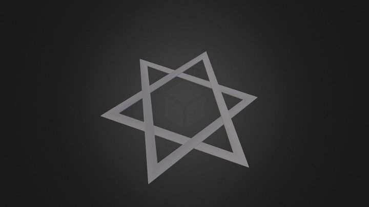 Star Of David 1 3D Model