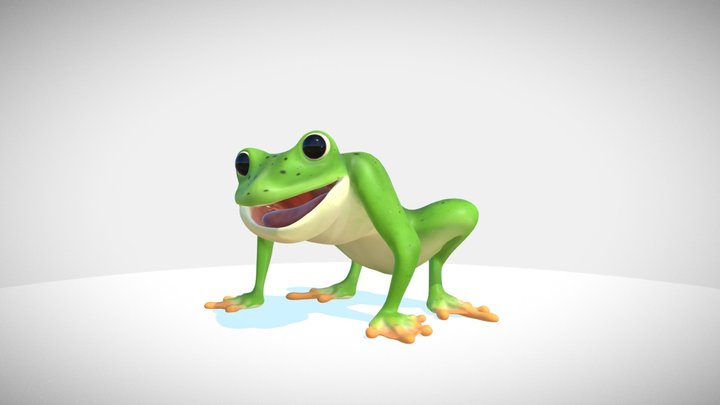 Jimmy the Frog 3D Model