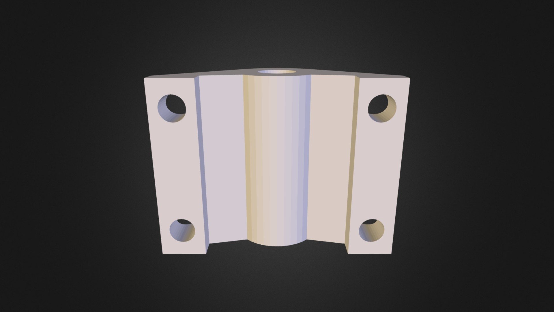 Solid Z-Axis Spring Holder for Lulzbot TAZ - 3D model by 3dindustries ...
