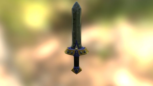 Final Fantasy Silver Sword 3D Model