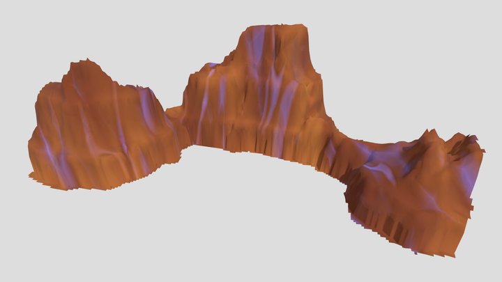Canyon_Wall_1 3D Model