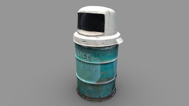 Park Trash Scan LOWPOLY – Modelo 3D gratuito STL