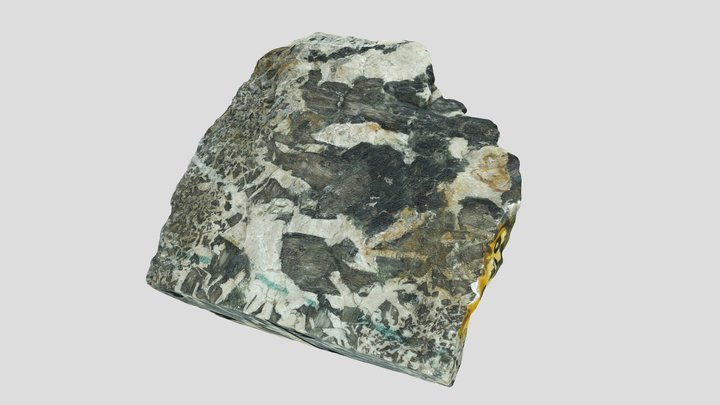 Gabbro Pegmatite 3D Model