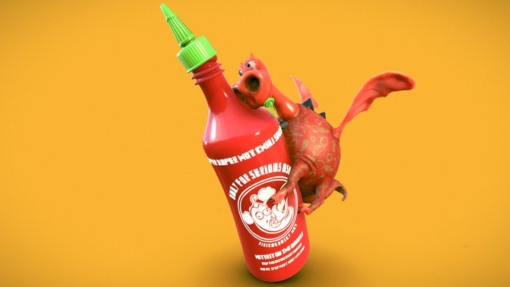 Sauce Dragon 3D Model