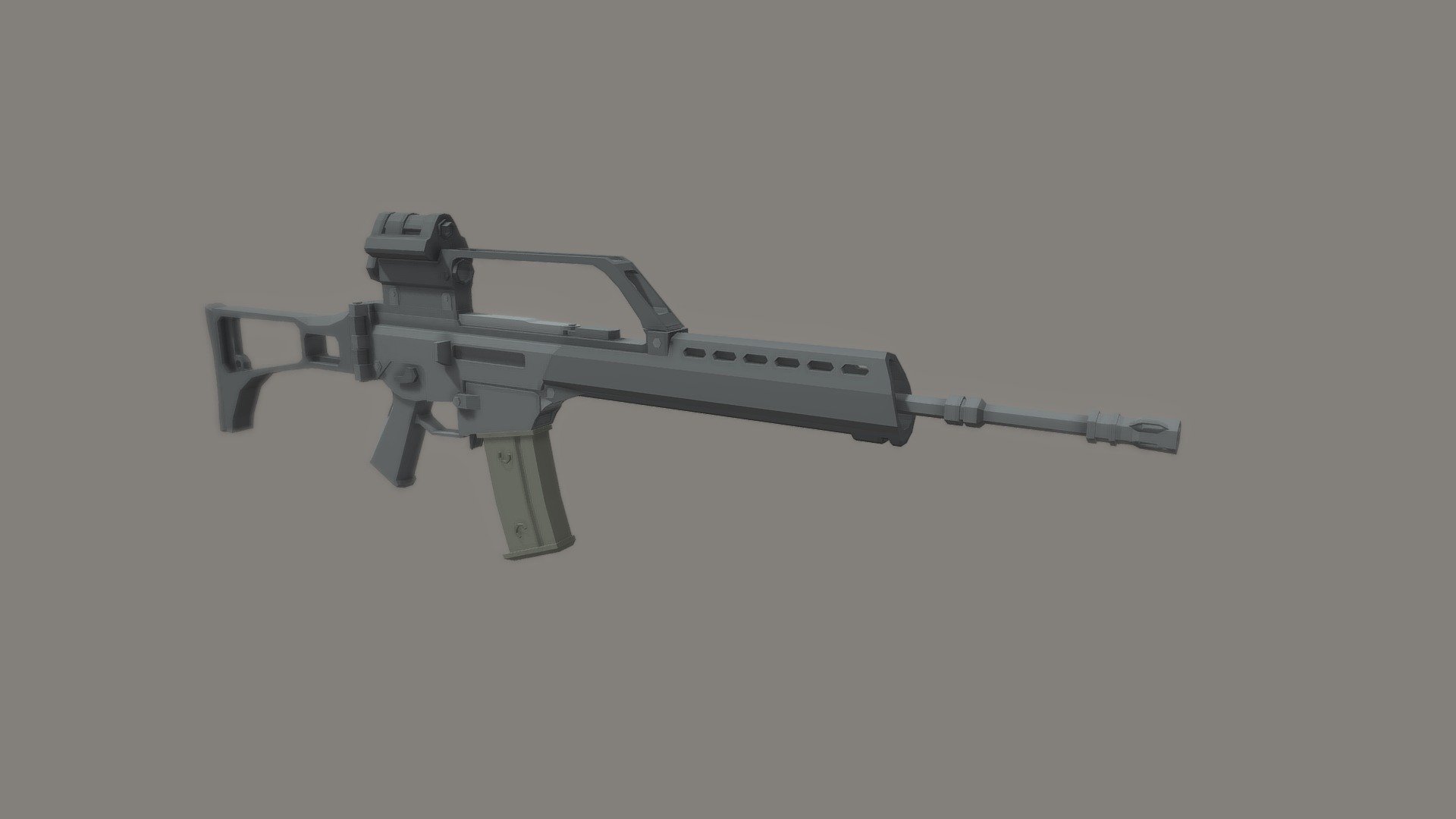 HK G36A1 - 3D model by Merukitty [39d811c] - Sketchfab