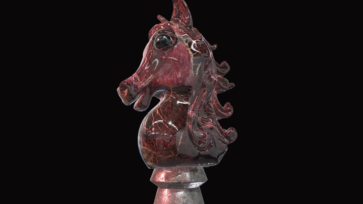 Horse Chess 3D Model
