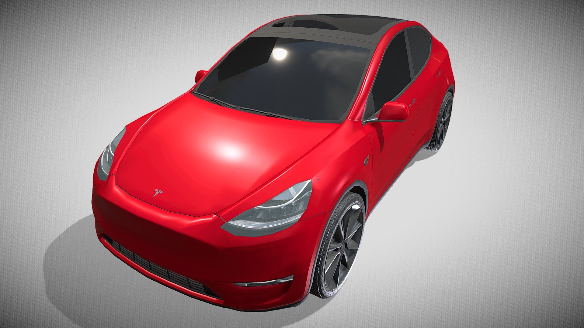 Tesla Model Y Red - Buy Royalty Free 3D model by dragosburian [39d8f9b ...