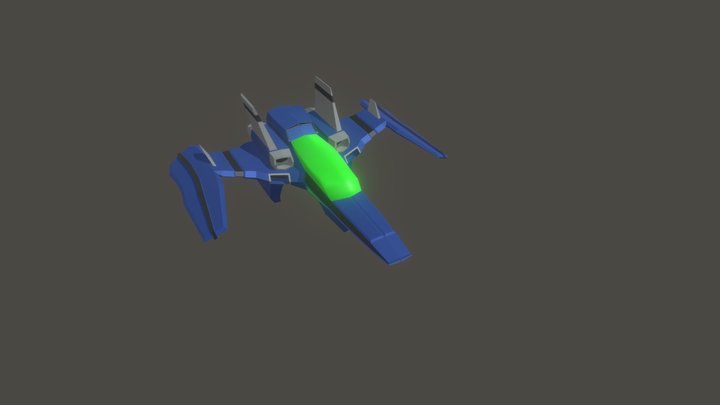 Spaceship 2 3D Model