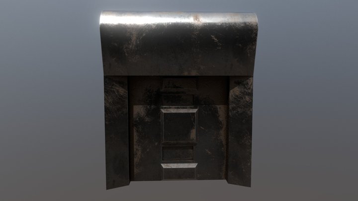 [ProjectSF] Rusty Door V1 3D Model