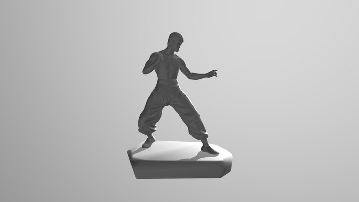 Bruce Lee 3D Model