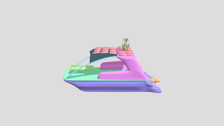 Catamaran Model V1 3D Model