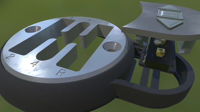 Gear Shift Assembly Design 3D Model