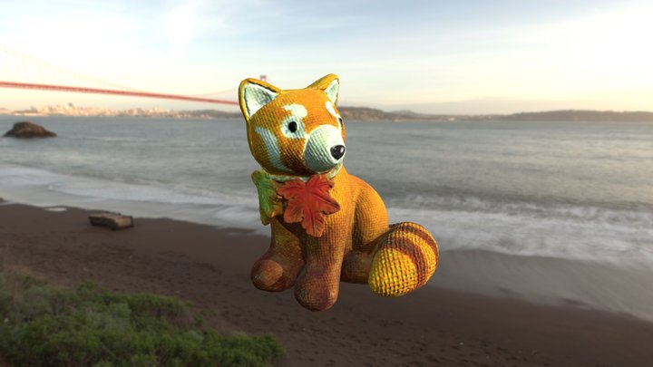 Red Panda Sculpture (3D Scan) 3D Model