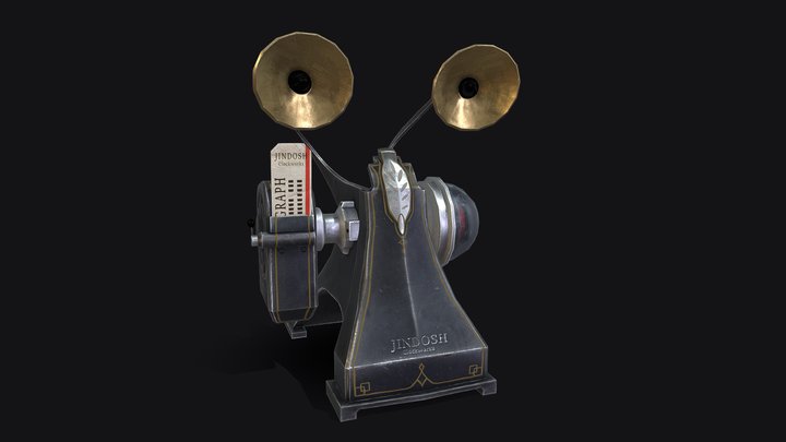 Jindosh Audiograph Fanart // LOD 0 3D Model