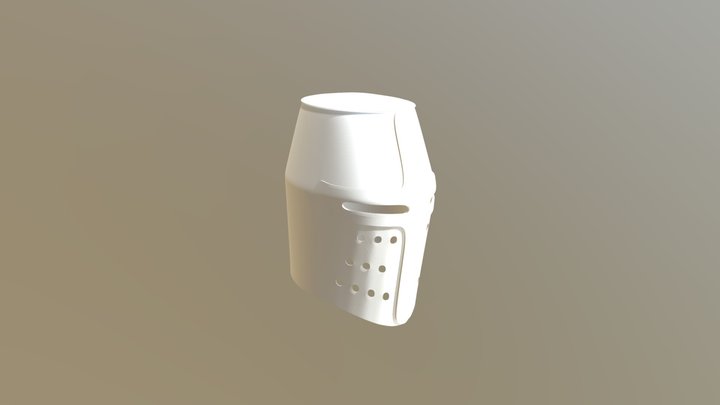 Crusader helmet 3D Model