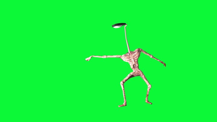 Shoulder Throw, Victim 3D Model