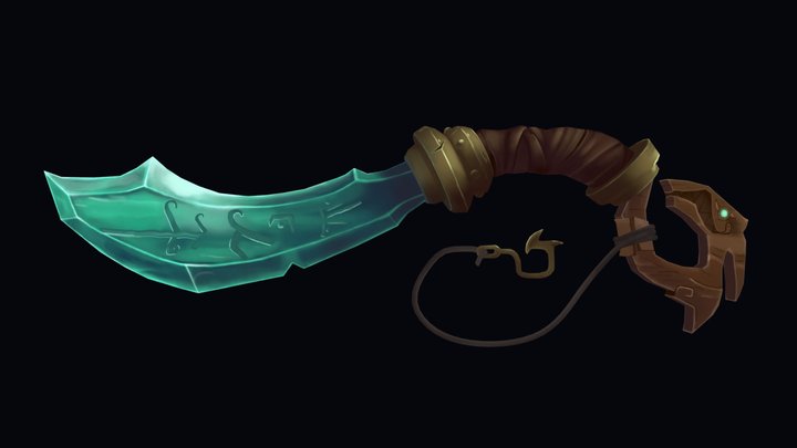 Ocean Dagger 3D Model