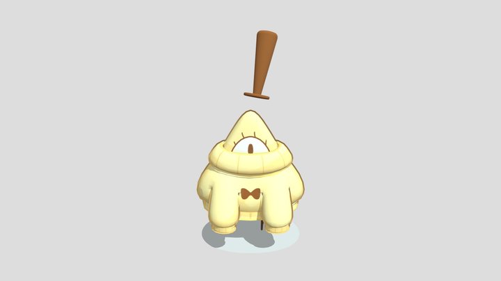bill_cipher_in_a_soft_sweater_gravity_falls 3D Model