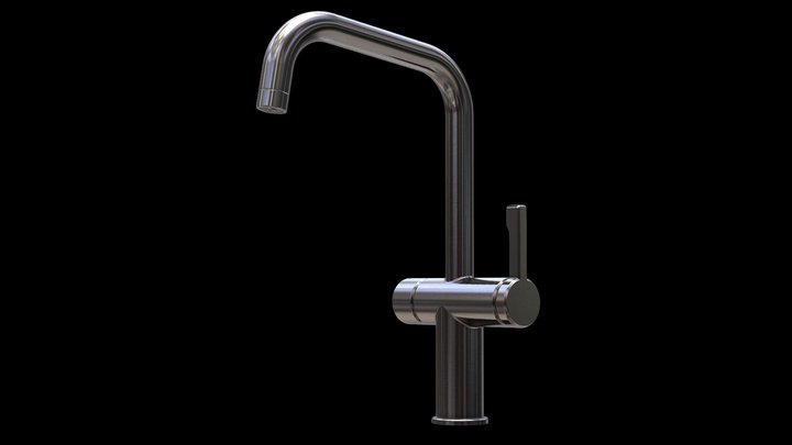 Modern kitchen tap – Modello 3D gratuito STL