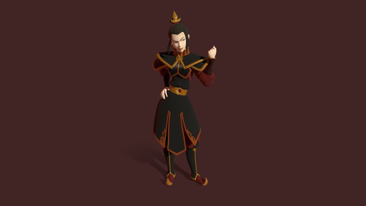 Azula Fanart | Avatar: The Last Airbender | 3D Model