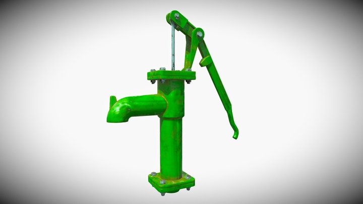 Tubewell 3d tw | tubewell game asset 3d PBR 3D Model