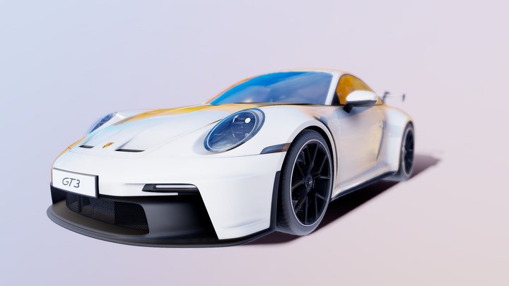 Porsche 911 GT3 2022 3D Model