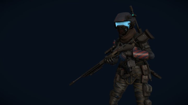 Sketchfab Scout SF 3D Model