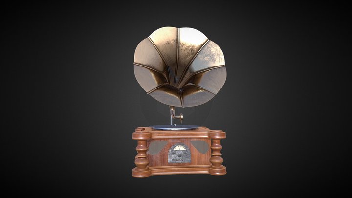 Gramofon 3D Model