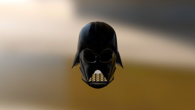 Darth Vader Head 3D Model