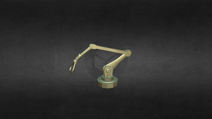 Robot Arm Animation 3D Model