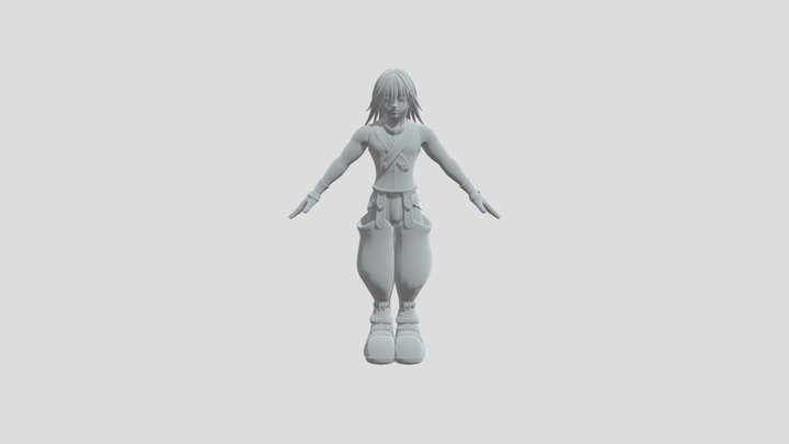 KH1 Riku UE 3D Model