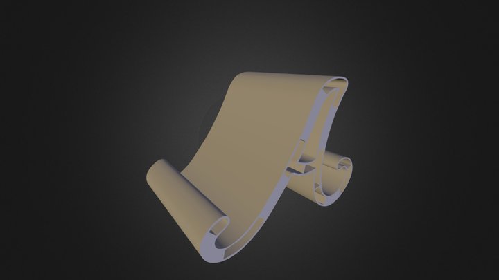 A - Letter for 3DPrint 3D Model