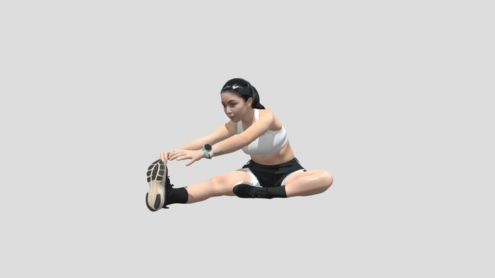 Seated Hamstring Stretch – Modèle 3D gratuit STL