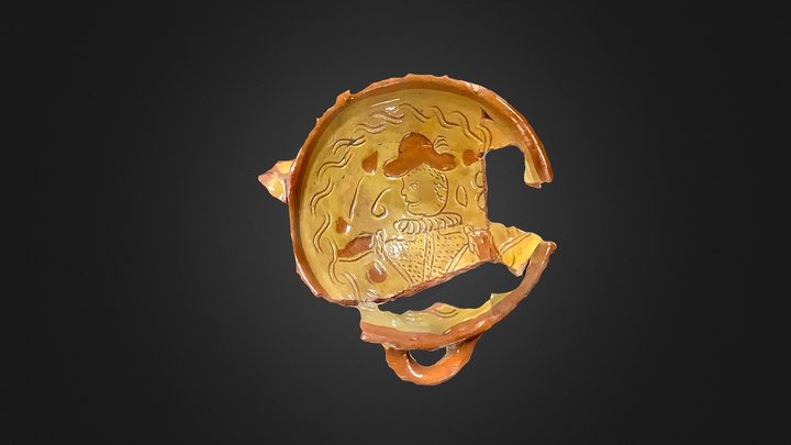 Porridge bowl | Papkom 1608 slipware