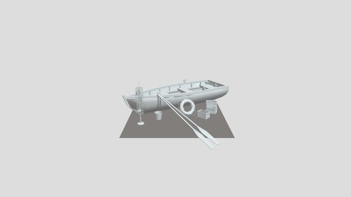 DAE 5 Finished props - By The Ocean 3D Model