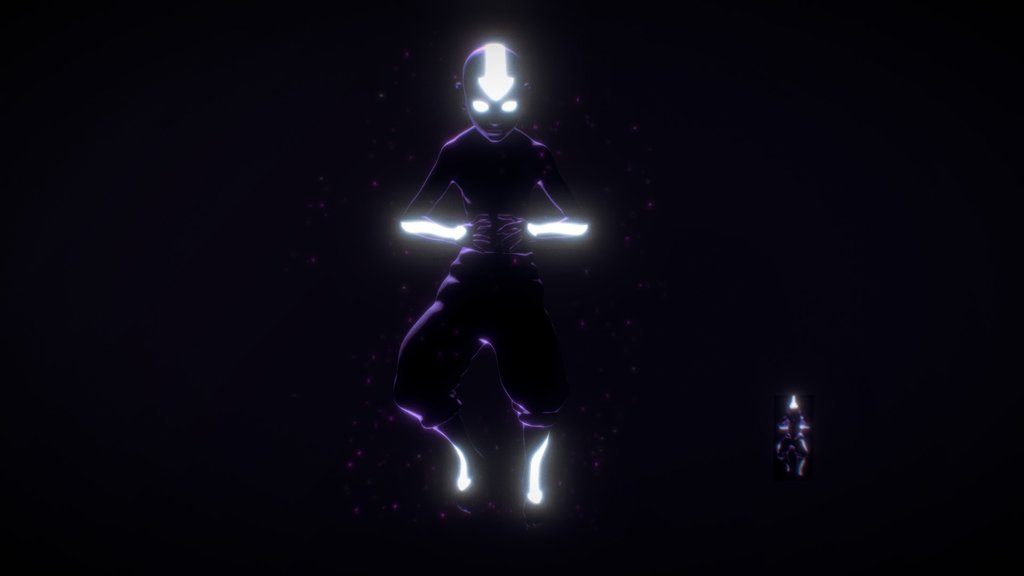 Aang - Avatar state