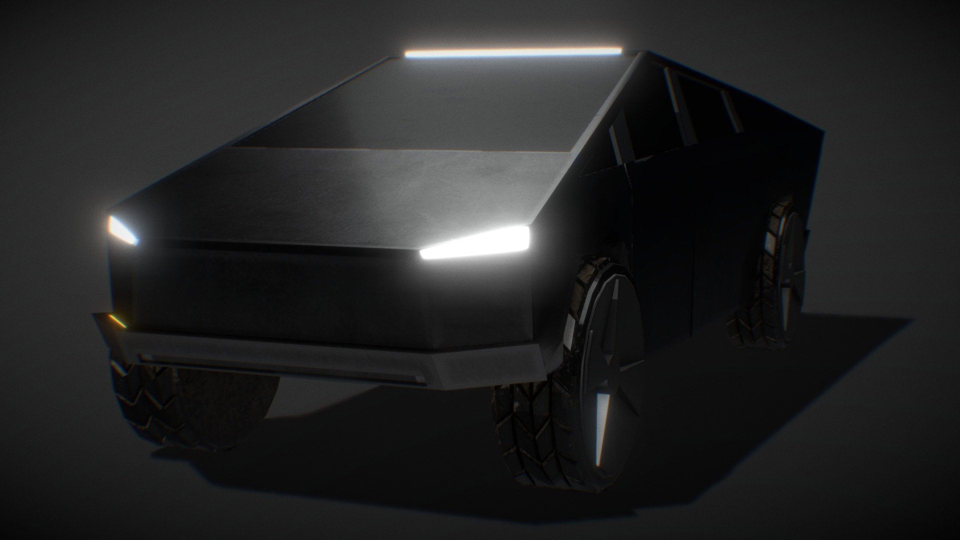 Cyber Truck - Download Free 3D model by Jackmcm (@Jackmcm) [39e3da0