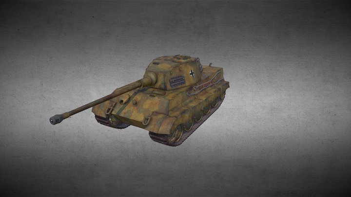 Tiger_II (Old version) 3D Model