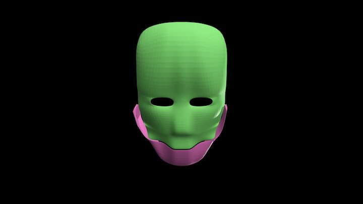 Mask Template 3D Model