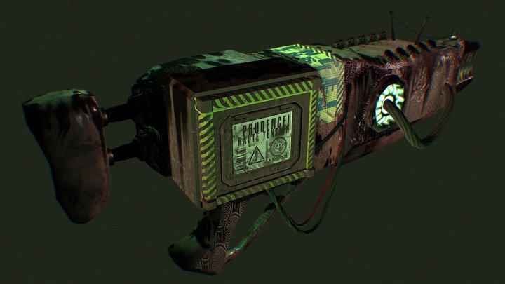 EELgun (Electricity-Expellant Lacerator Gun) 3D Model